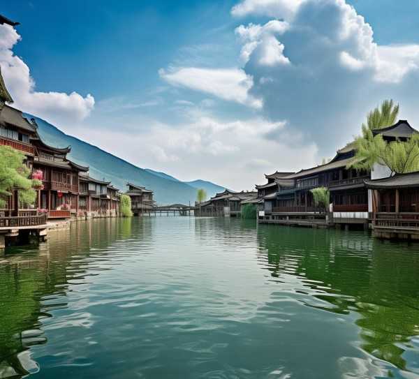 大纵湖，水乡明珠，自然人文交融胜地,大纵湖旅游景区，水乡明珠，自然与人文的完美融合,自然风光,文化体验,第1张