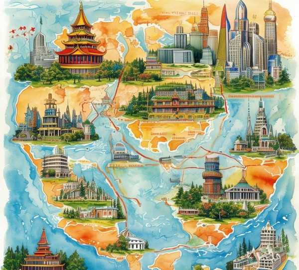 穿越时空之旅，历史与现代交融的旅游路线探索