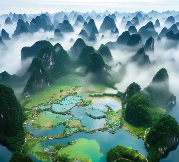 探寻桂林山水之魂，深度游绝美路线攻略揭秘,探秘桂林山水甲天下，一场深度游的绝美路线攻略,旅游路线,规划,深度游,第1张