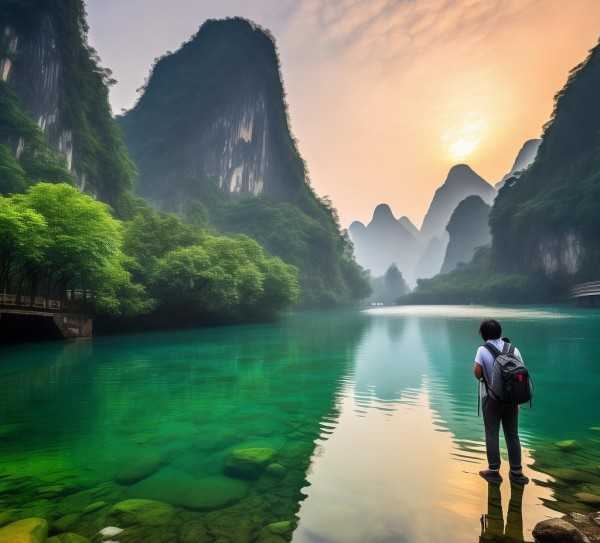 桂林山水甲天下，探寻人间仙境的旅游攻略