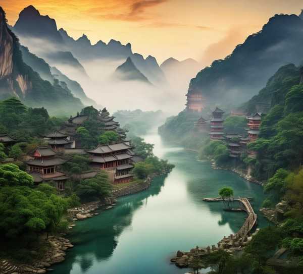 湖北，自然奇观与历史遗迹的交融之旅,探秘湖北，自然风光与历史文化的完美融合,自然风光,历史文化,第1张