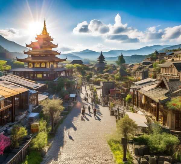文旅融合助力乡村振兴，打造旅游景区新地标,旅游景区建设，打造文化旅游新地标，助力乡村振兴,文旅融合,乡村振兴,第1张