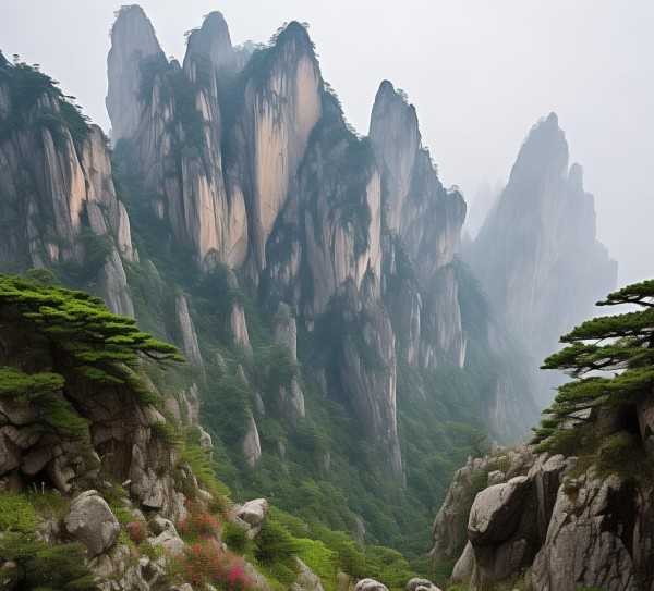 华山，险峻奇峰中的自然与文化瑰宝,华山旅游景区，奇峰险峻，历史悠久的自然与文化瑰宝,历史文化,旅游胜地,第1张