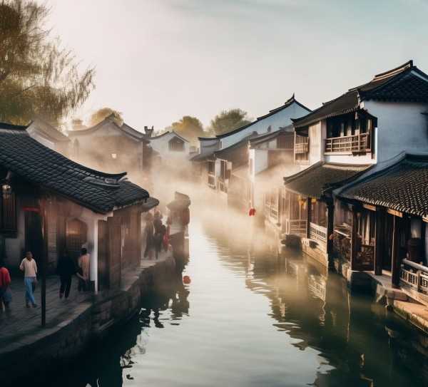 江南水乡韵味之旅,江苏旅游景区，探寻江南水乡的韵味与魅力,历史文化,旅游胜地,名胜,第1张