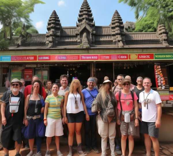 柬埔寨吴哥窟深度游攻略，东南亚风情之旅价格全解析,柬埔寨旅游团报价全解析，畅游吴哥窟，体验东南亚风情之旅,璀璨明珠,第1张