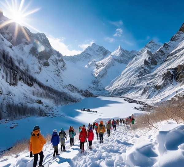 长白山雪域仙境二日游，冬日风情探秘之旅,长白山旅游团2日游，探秘东北雪域仙境，体验冬日风情,自然风光,旅游胜地,仙境,第1张