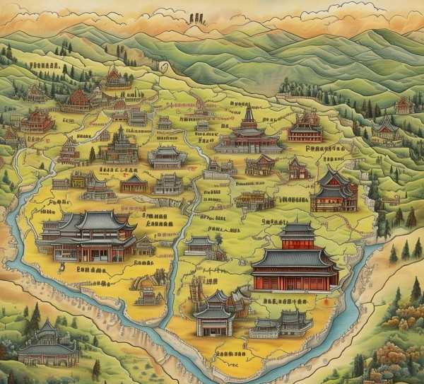 穿越千年古韵，河南旅游深度路线全解析,探寻中原古韵，河南旅游路线图深度解析,自然风光,历史文化,旅游路线,第1张