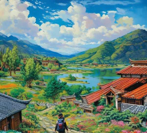漫步大理画卷，发现山水间的绝美之旅,探寻大理之美，走进这座山水画卷中的旅游景区,自然风光,历史文化,第1张