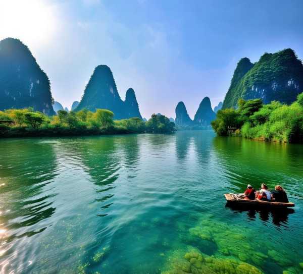 桂林山水画卷，十大绝美景点不容错过,探寻桂林山水之美，十大必游旅游景点推荐,历史文化,旅游胜地,异国风情,第1张