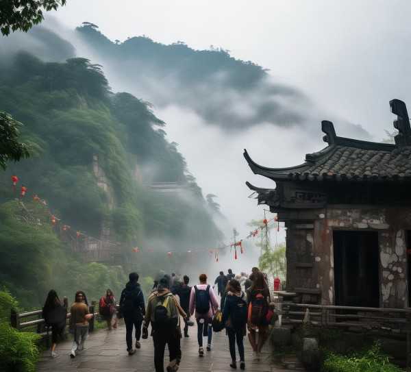 武当山探秘之旅，深度揭秘武当神秘风光,探寻武当山神秘魅力—深度体验武当山旅游团之旅,自然风光,仙境,深度体验,第1张
