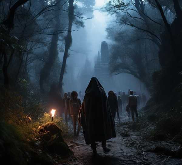夜行探幽，猛鬼旅游团揭秘异域鬼魅之旅,探秘夜色，猛鬼旅游团带你领略异域鬼魅风情,风情,旅游团,第1张