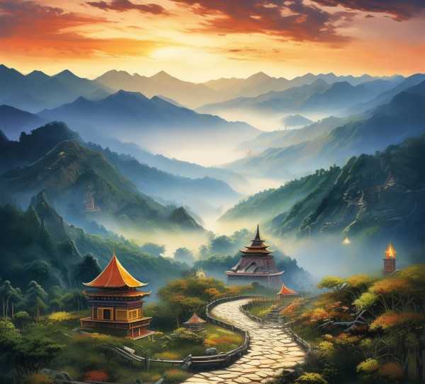 五台山圣地之旅，自然奇观路线全解析,五台山旅游攻略，探寻圣地，领略自然奇观—五台山旅游路线全解析,自然风光,旅游攻略,旅游路线,第1张