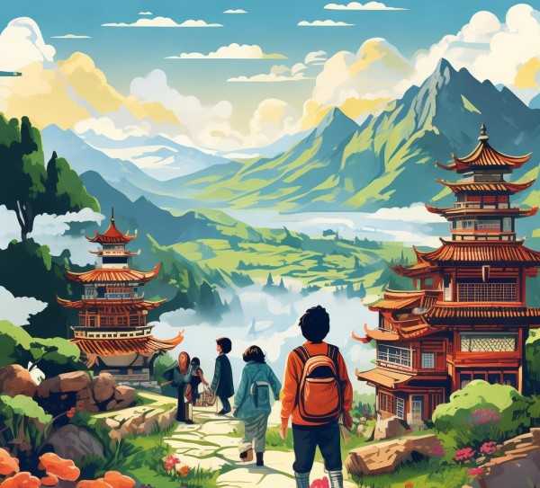 巴蜀之旅，穿越山川美景，感受人文风情攻略,旅游攻略，穿越巴蜀，探寻山川美景与人文风情,自然风光,旅游攻略,旅游路线,第1张