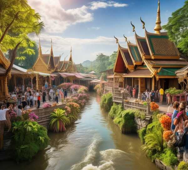 东南亚瑰宝之旅，泰国风情探险记,泰国旅游景区，探寻东南亚的瑰宝与风情,风情,海岛,现代化,第1张